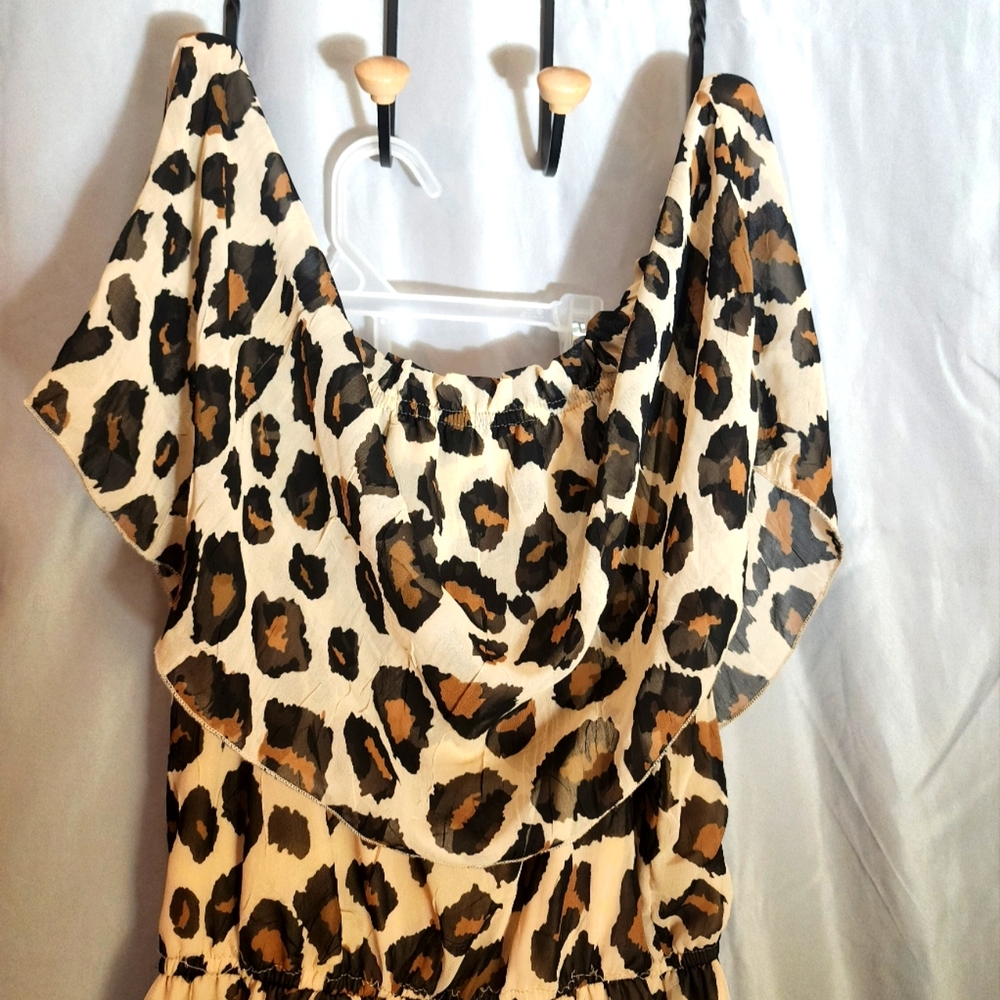 Cheetah print dress